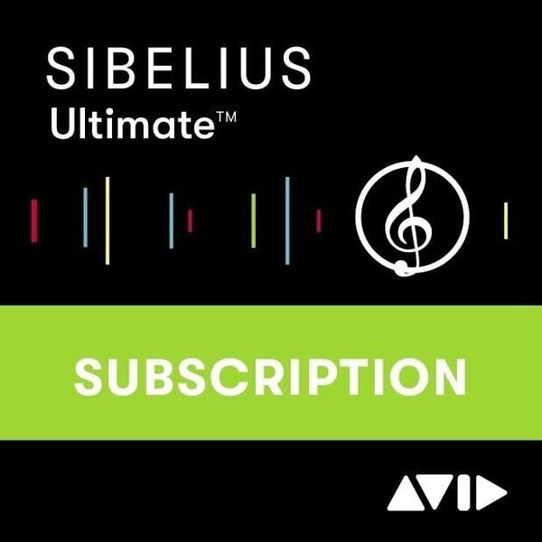 AVID AVID Sibelius Ultimate 1Y Subscription (Digitalni izdelek)