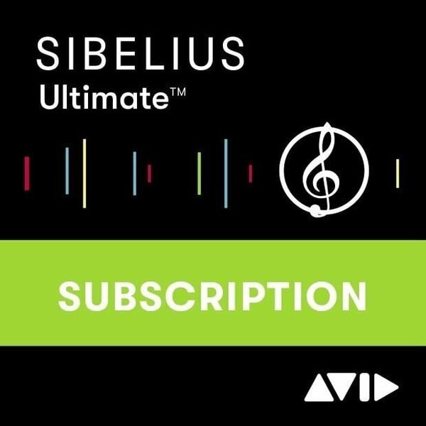 AVID AVID Sibelius Ultimate 1Y Subscription - EDU (Digitalni izdelek)
