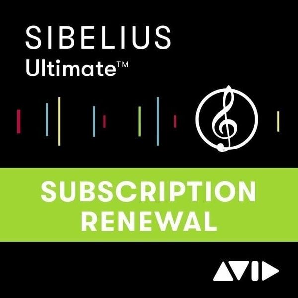 AVID AVID Sibelius Ultimate 1Y Subscription - EDU (Renewal) (Digitalni izdelek)