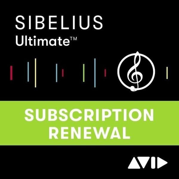 AVID AVID Sibelius Ultimate 1Y Subscription (Renewal) (Digitalni izdelek)