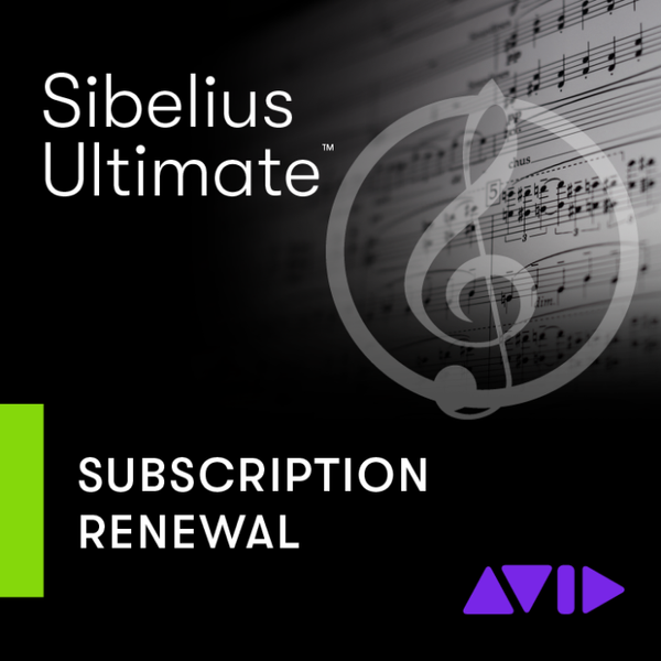 AVID AVID Sibelius Ultimate TEAM Subscription RENEWAL (Digitalni izdelek)