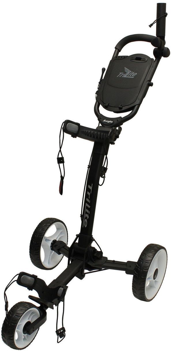 Axglo Axglo TriLite Black/White Ročni voziček za golf