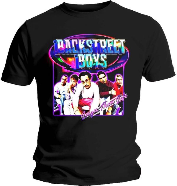 Backstreet Boys Backstreet Boys Majica Larger Than Life Unisex Black L