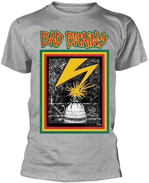 Bad Brains Bad Brains Majica Logo Grey M