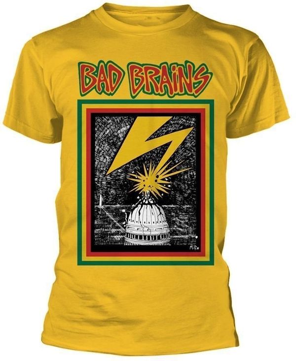 Bad Brains Bad Brains Majica Logo Yellow L