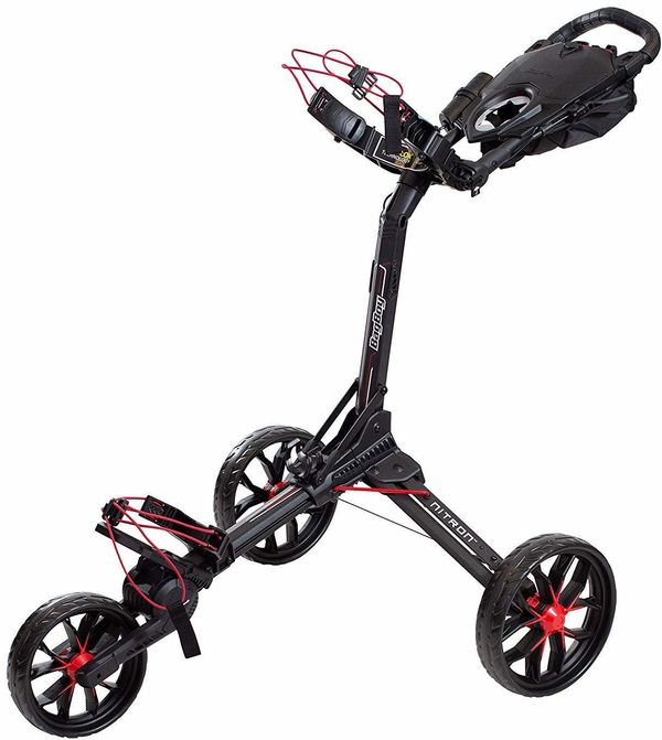 BagBoy BagBoy Nitron Black/Red Ročni voziček za golf