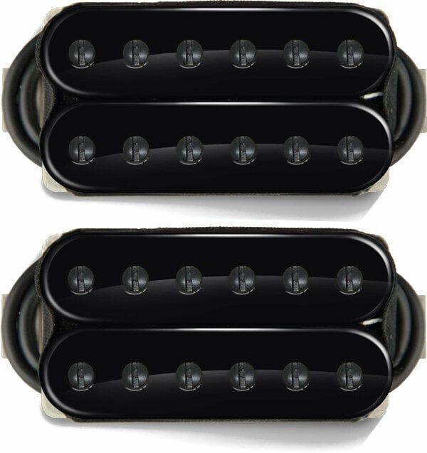 Bare Knuckle Pickups Bare Knuckle Pickups Warpig Humbucker Black Open Set Črna