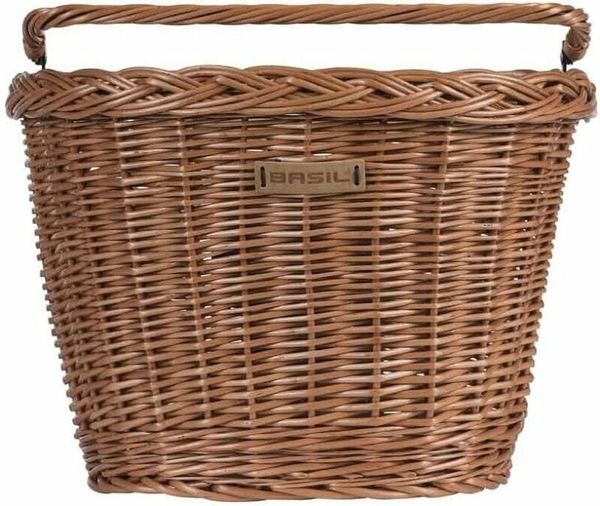 Basil Basil Bremen Wicker Basket Natural Bicycle basket