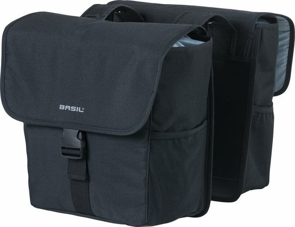 Basil Basil GO Double Bicycle Bag Solid Black 32 L