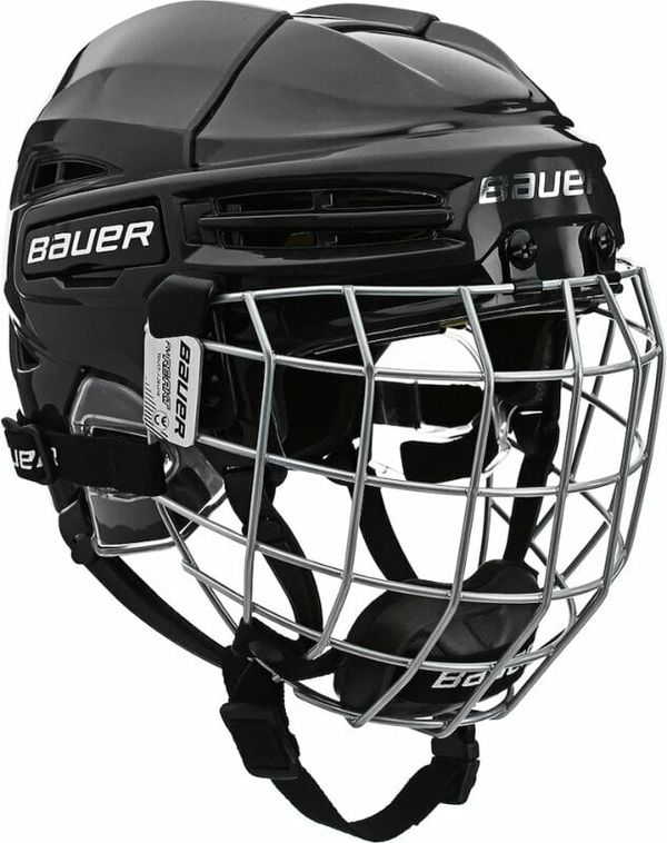 Bauer Bauer RE-AKT 100 Helmet Combo YTH Črna YTH Hokejska čelada