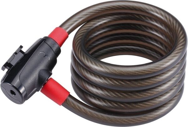 BBB BBB PowerLock Black Jekleno vrv-Ključavnica