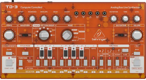 Behringer Behringer TD-3 Transparent Orange