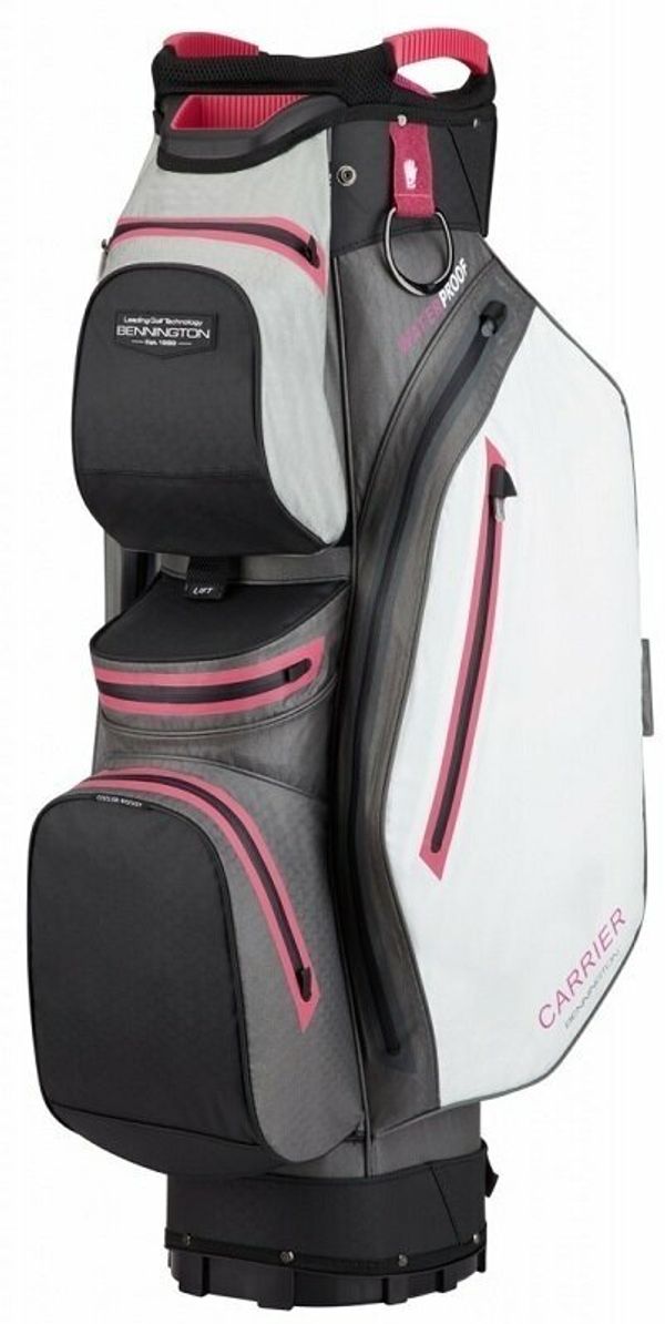 Bennington Bennington Dry CA 14 Water Resistant Canon Grey/Grey/Pink Golf torba Cart Bag