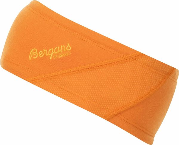 Bergans Bergans Cecilie V2 Light Wool Headband Women Cloudberry Yellow/Lush Yellow 58 Trak