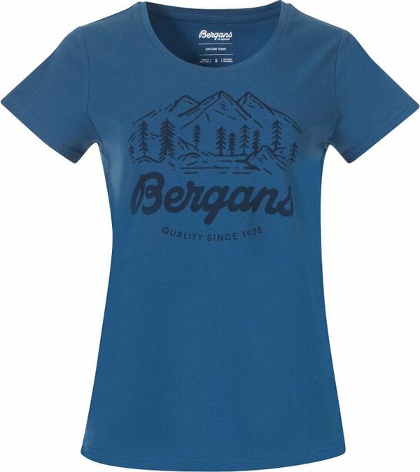 Bergans Bergans Classic V2 Tee Women North Sea Blue XS Majica