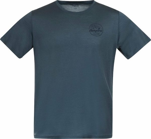 Bergans Bergans Graphic Wool Tee Men Orion Blue S Majica s kratkimi rokavi