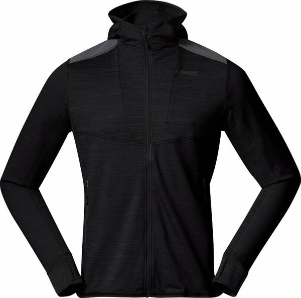 Bergans Bergans Rabot Active Mid Hood Jacket Men Black S Pulover na prostem