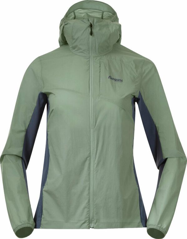 Bergans Bergans Rabot Lt Windbreaker Jacket Women Jade Green/Orion Blue L Jakna na postrem