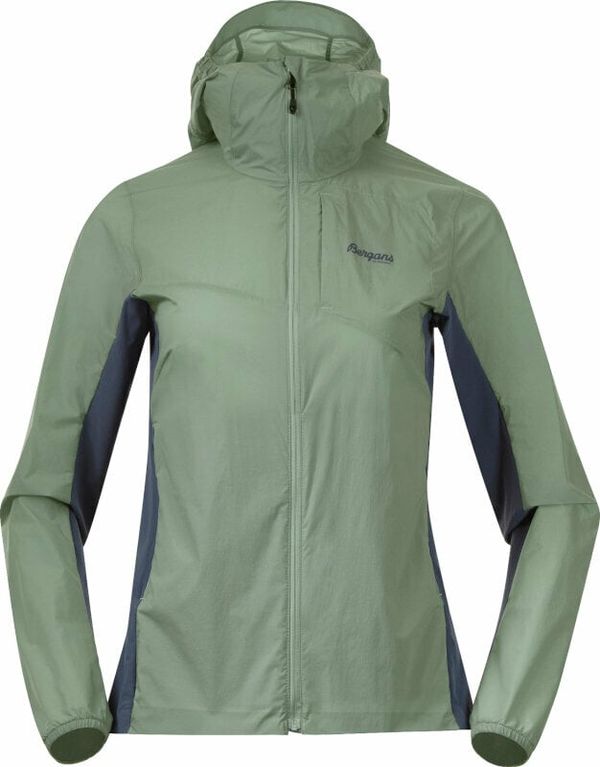 Bergans Bergans Rabot Lt Windbreaker Jacket Women Jade Green/Orion Blue S Jakna na postrem