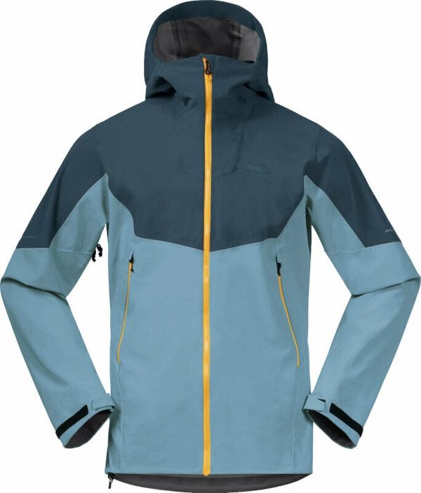 Bergans Bergans Senja Hybrid Softshell Jacket Smoke Blue/Orion Blue/Light Golden Yellow S