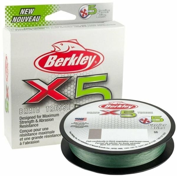 Berkley Berkley x5 Braid Low Vis Green 0,12 mm 150 m 12,1 kg Vrvica