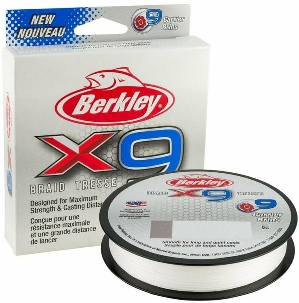 Berkley Berkley x9 Braid Crystal 0,12 mm 12,1 kg 150 m Vrvica