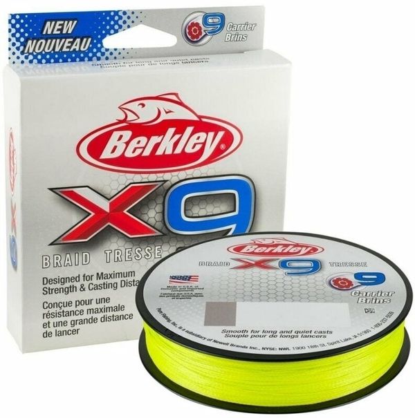 Berkley Berkley x9 Braid Flame Green 0,10 mm 9,0 kg 150 m