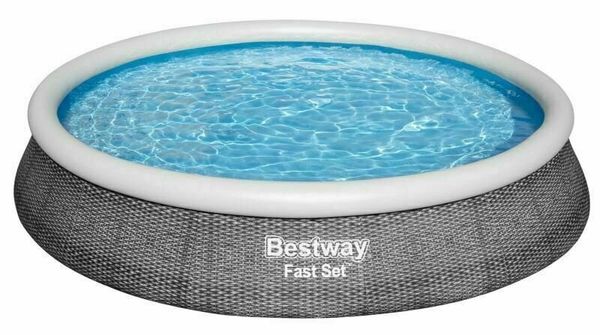 Bestway Bestway Fast Set Rattan 396 x 84 cm Bazen