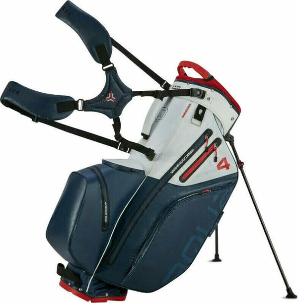 Big Max Big Max Aqua Hybrid 4 Navy/White/Red Golf torba Stand Bag