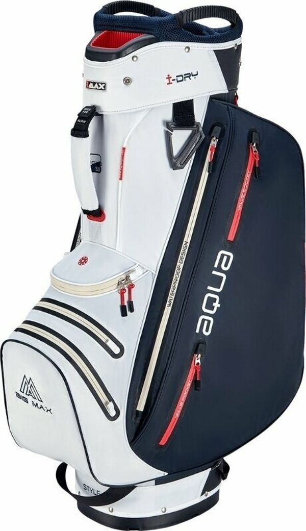 Big Max Big Max Aqua Style 4 White/Navy/Red Golf torba Cart Bag