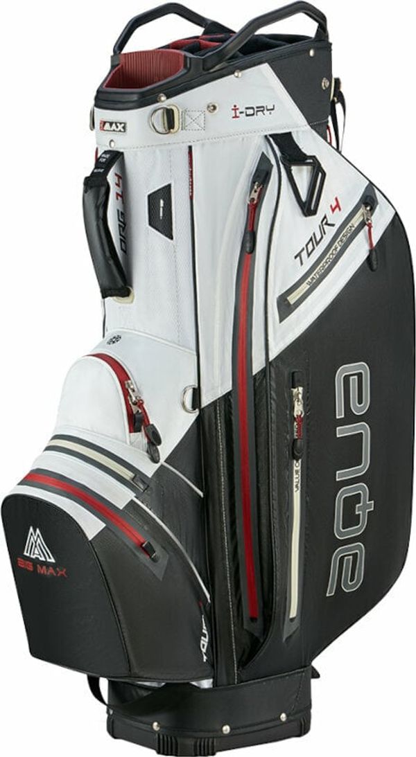 Big Max Big Max Aqua Tour 4 White/Black/Merlot Golf torba Cart Bag