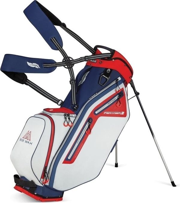 Big Max Big Max Dri Lite Feather 2 Golf torba Stand Bag Steel Blue/Red/White