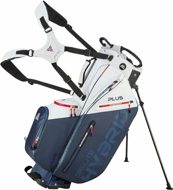 Big Max Big Max Dri Lite Hybrid Plus White/Navy/Red Golf torba Stand Bag