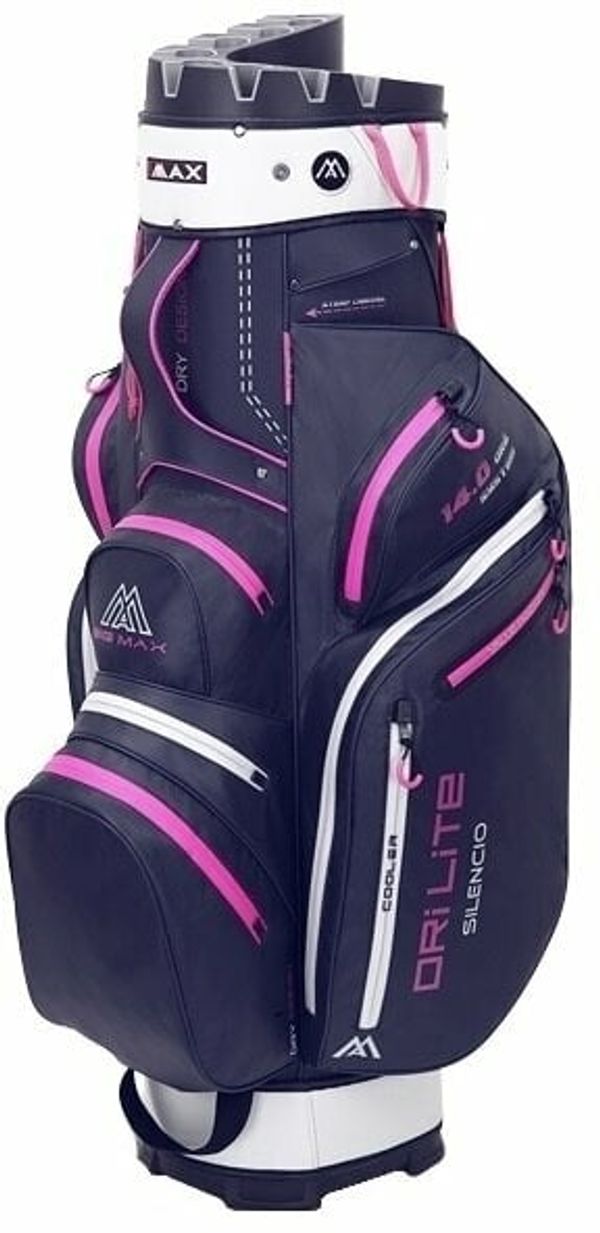 Big Max Big Max Dri Lite Silencio 2 Steel Blue/Silver/Fuchsia Golf torba Cart Bag