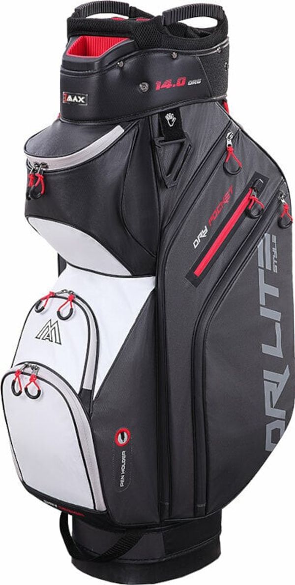 Big Max Big Max Dri Lite Style Charcoal/Black/White/Red Golf torba Cart Bag