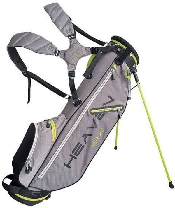 Big Max Big Max Heaven 6 Charcoal/Black/Lime Golf torba Stand Bag