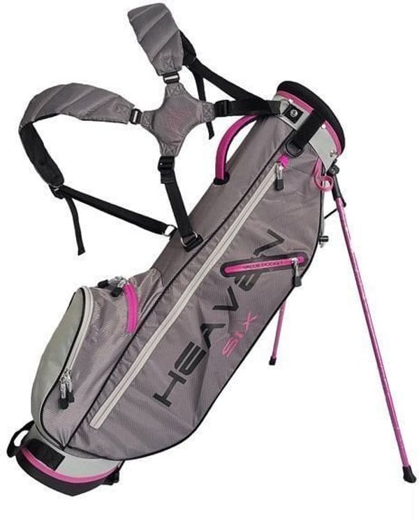 Big Max Big Max Heaven 6 Charcoal/Silver/Fuchsia Golf torba Stand Bag
