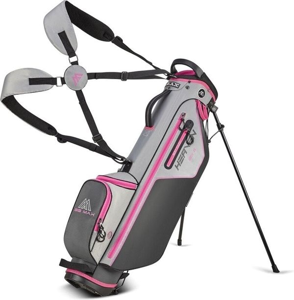 Big Max Big Max Heaven Six G Golf torba Stand Bag Charcoal/Silver/Fuchsia
