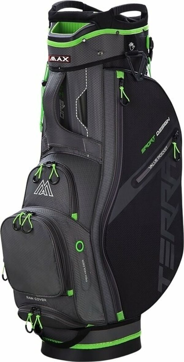 Big Max Big Max Terra Sport Charcoal/Black/Lime Golf torba Cart Bag