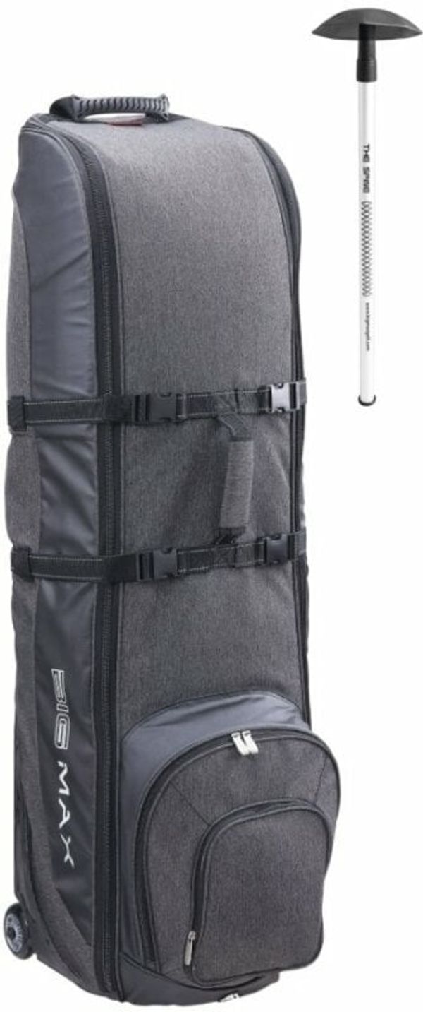 Big Max Big Max Wheeler 3 Travelcover Storm/Charcoal + The Spine SET