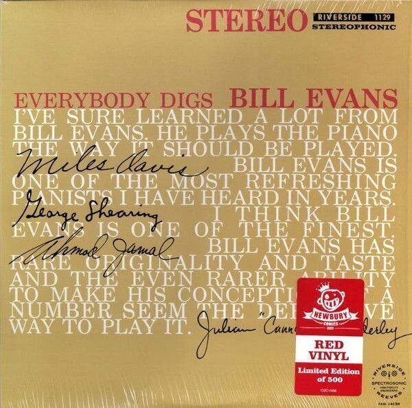 Bill Evans Trio Bill Evans Trio - Everybody Digs Bill Evans (LP)