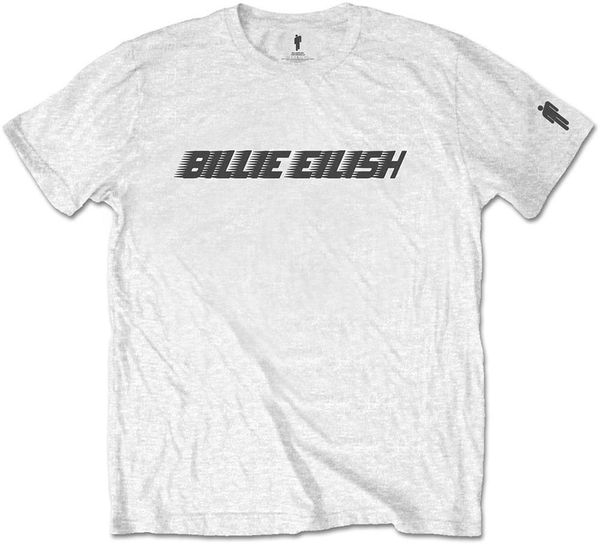 Billie Eilish Billie Eilish Majica Black Racer Logo Unisex White L