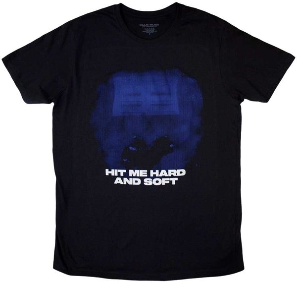 Billie Eilish Billie Eilish Majica Hit Me Hard And Soft Blue Lines Unisex Black 2XL
