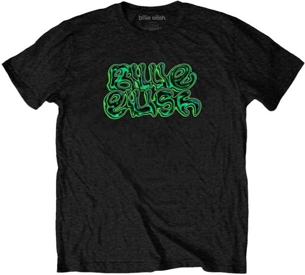 Billie Eilish Billie Eilish Majica Neon Logo Unisex Black 2XL