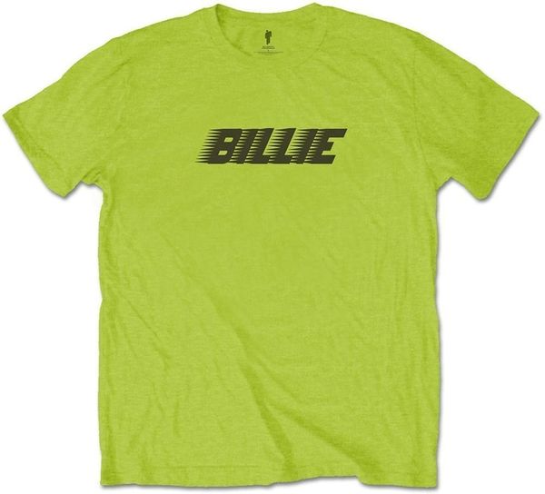 Billie Eilish Billie Eilish Majica Racer Logo & Blohsh Unisex Lime Green 2XL