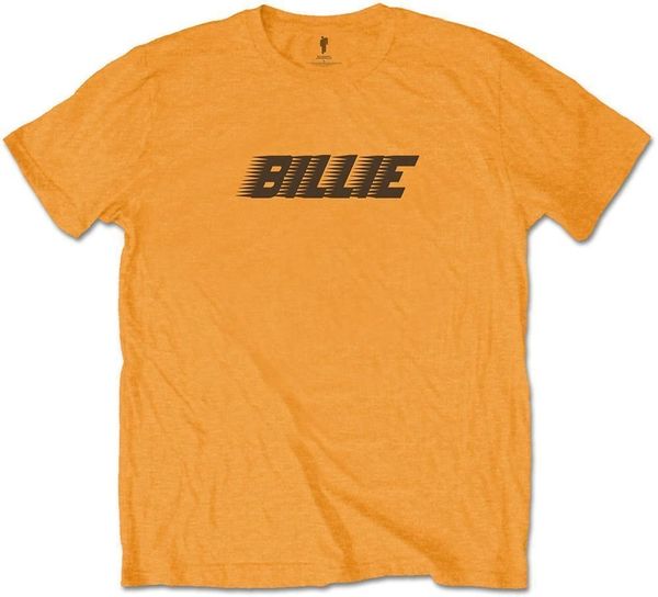 Billie Eilish Billie Eilish Majica Racer Logo & Blohsh Unisex Orange 2XL