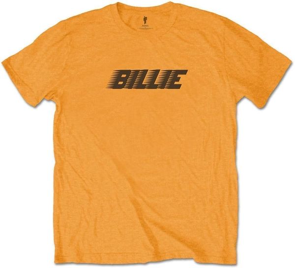 Billie Eilish Billie Eilish Majica Racer Logo & Blohsh Unisex Oranžna M