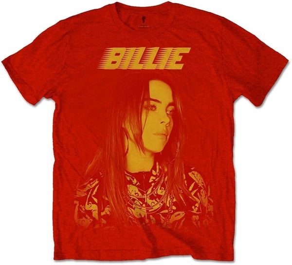 Billie Eilish Billie Eilish Majica Racer Logo Jumbo Unisex Red L