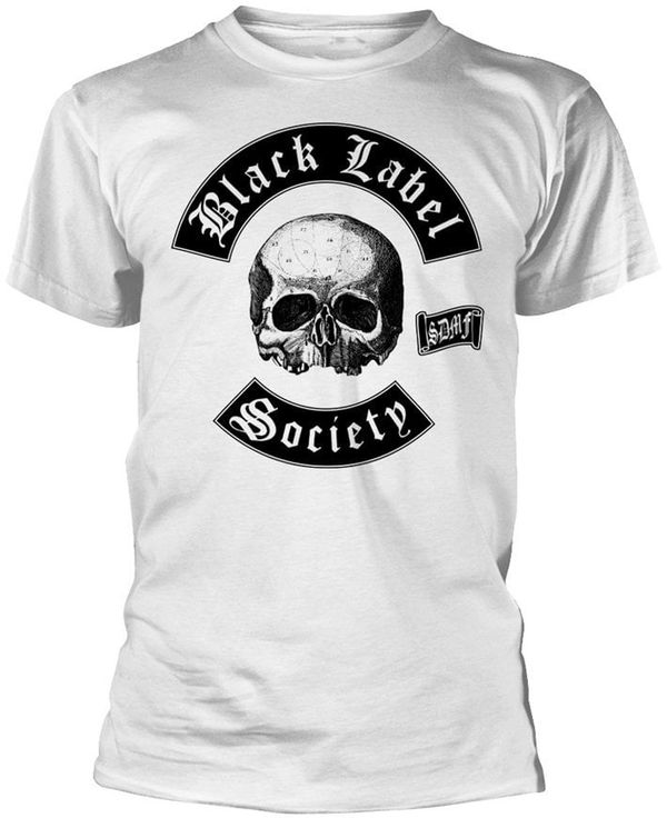 Black Label Society Black Label Society Majica Skull Logo White 3XL