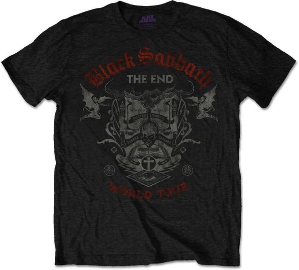 Black Sabbath Black Sabbath Majica The End Reading Skull Unisex Black 2XL